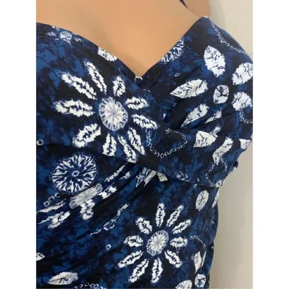 New. Bleu Rod Beattie blue strapless swimsuit. Normally $129. Size 8